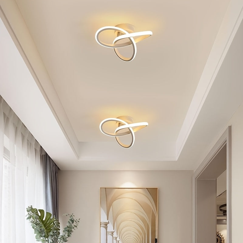 Moderne LED-Deckenleuchte – Blumendesign 