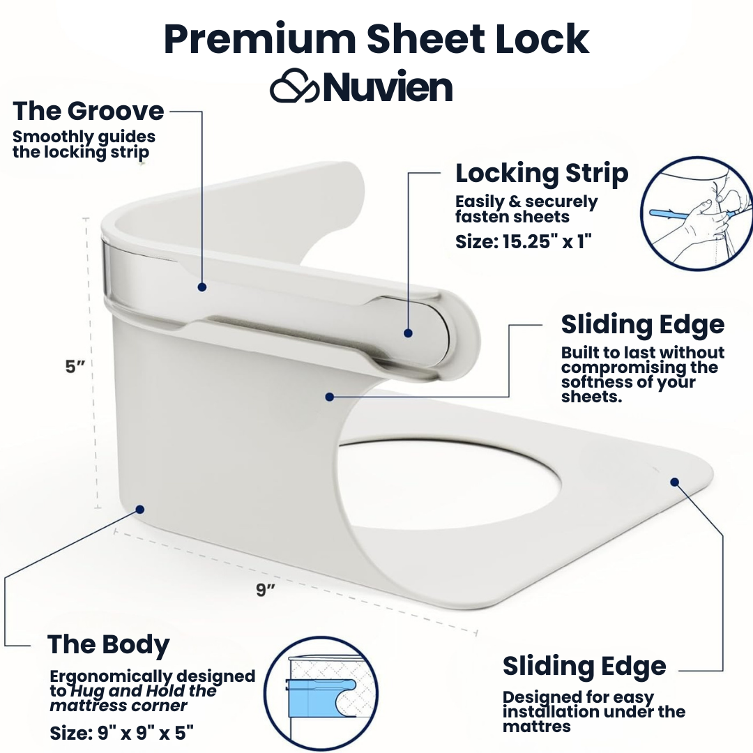 StayPut™ Premium-Bettlakenschloss