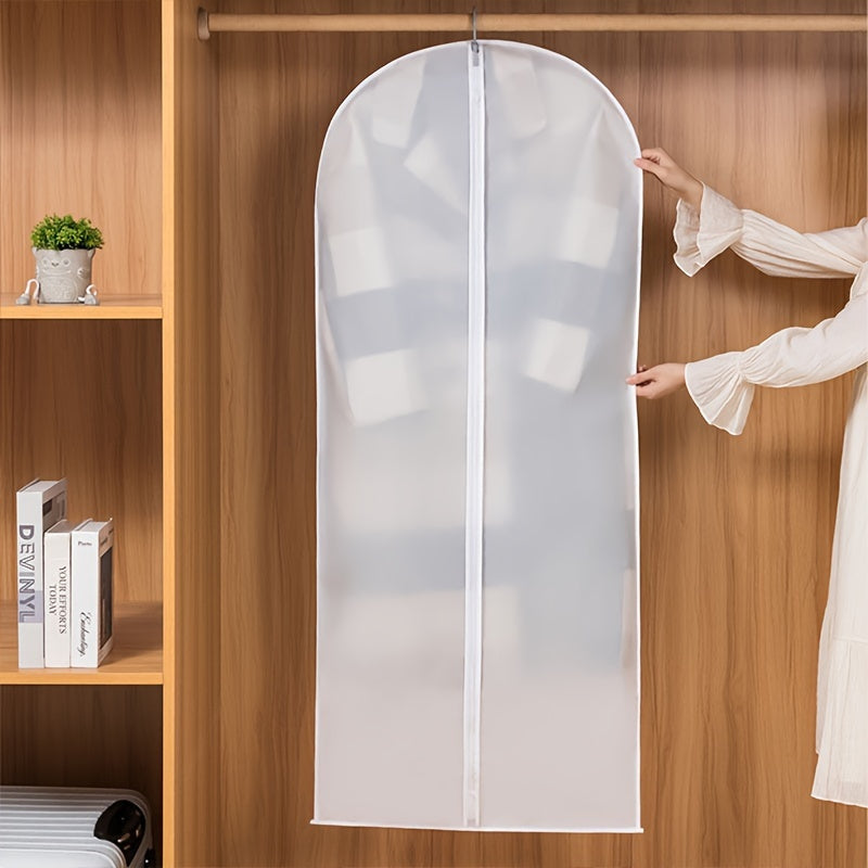 5 Stück Kleiderschutzhüllen mit Reißverschluss – Transparent &amp; Staubdicht 